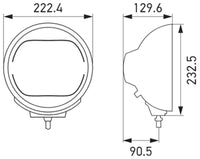 Thumbnail for Hella Rallye 4000 LED Driving Lamp Flood Beam 12/24V