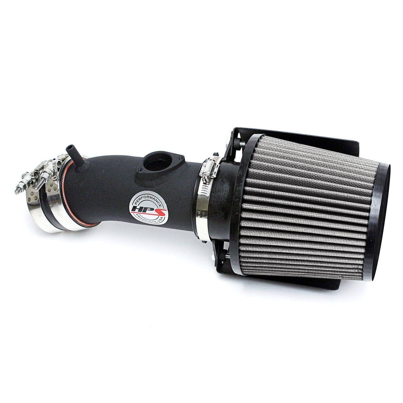 HPS Shortram Air Intake Kit 14-17 Mazda Mazda6 2.5L Skyactiv, Includes Heat Shield, Black