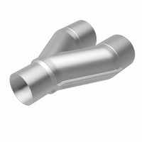 Thumbnail for MagnaFlow Universal Trans Y-Pipe All SS 4inch (Dual) 3.5inch (Single) x 13inch (Overall)