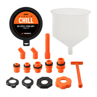 Thumbnail for Mishimoto No-Spill Coolant Funnel Kit 15pc Set