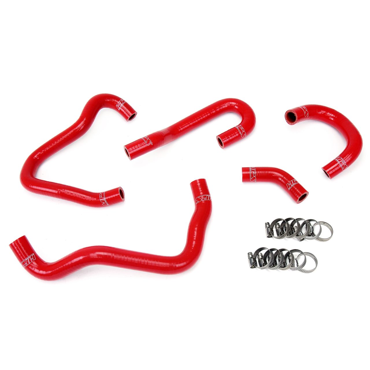 HPS Red Reinforced Silicone Heater Hose Kit for Honda 00-05 S2000