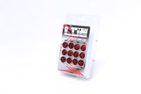 Thumbnail for Wheel Mate Monster Lug Nut Caps - Red 14x1.50