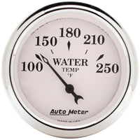 Thumbnail for AutoMeter Gauge Water Temp 2-1/16in. 250 Deg. F Elec Old Tyme White