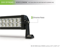 Thumbnail for DV8 Offroad Chrome Series 20in Light Bar 120W Flood/Spot 3W LED