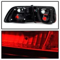 Thumbnail for Spyder Honda Civic 96-00 2Dr Crystal Tail Lights Red Smoke ALT-YD-HC96-2D-CRY-RS