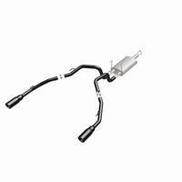 Thumbnail for Magnaflow 09-15 Dodge Ram 1500 V8 Dual Spilt Rear Exit Black Stainless C/B Perf Exhaust