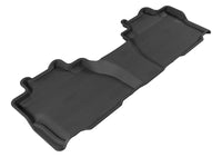 Thumbnail for 3D MAXpider 2008-2020 Toyota Sequoia Kagu 2nd Row Floormats - Black