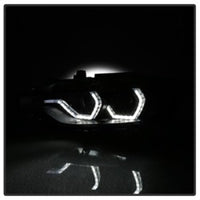Thumbnail for Spyder 12-14 BMW F30 3 Series 4DR Projector Headlights - LED DRL - Blk Smoke PRO-YD-BMWF3012-DRL-BSM