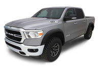 Thumbnail for Bushwacker 19-22 Ram 1500 (Excl. Rebel/TRX) 76.3 & 67.4in Bed Extend-A-Fender Flares 2pc RR - Blk