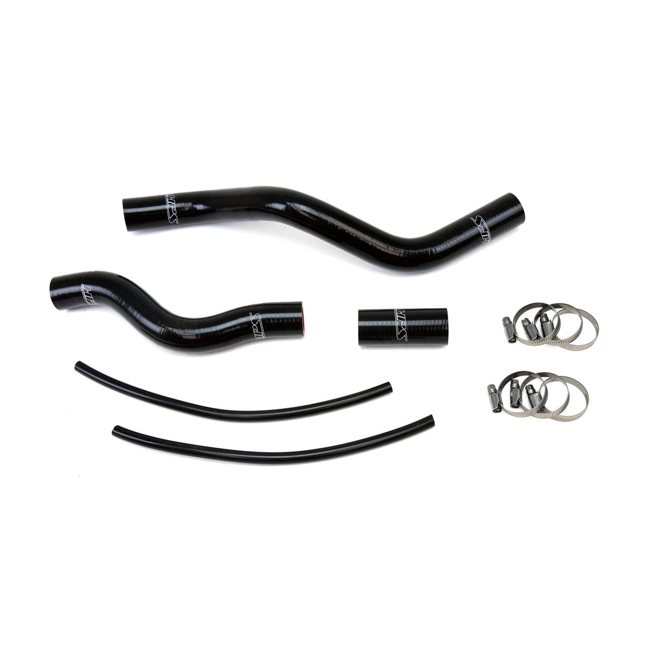 HPS Black Reinforced Silicone Radiator Hose Kit Coolant for Honda 01-05 Civic 1.7L Automatic Trans.