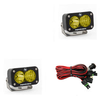 Thumbnail for Baja Designs S2 Sport Driving Combo Pattern Pair LED Work Light - Amber