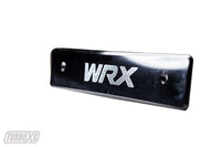 Thumbnail for Turbo XS 08-14 Subaru WRX/STi Billet Aluminum License Plate Delete Black Machined WRX Logo