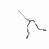 Thumbnail for MagnaFlow SYS Cat-Back 3.5in Black Dual Split Rear Tips 14-15 Chevy Silverado/GMC Sierra 4.3L-5.3L