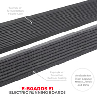 Thumbnail for RealTruck 18-24 Jeep Wrangler 4dr VoltStep Electric Running Board Kit (Drilling Req.) - Tex. Blk