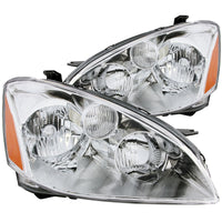 Thumbnail for ANZO 2002-2004 Nissan Altima Crystal Headlights Chrome