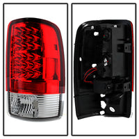 Thumbnail for Spyder Chevy Suburban/Tahoe 1500/2500 00-06 LED Tail Lights Red Clear ALT-YD-CD00-LED-RC