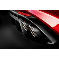 Thumbnail for Akrapovic 2018+ Alfa Romeo Giulia Quadrifoglio Slip-On Line (Titanium) w/Titanium/Carbon Fiber Tips