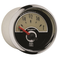 Thumbnail for AutoMeter Gauge Fuel Level 2-1/16in. 240 Ohm(e) to 33 Ohm(f) Elec Cruiser