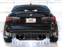 Thumbnail for AWE SwitchPath Catback Exhaust for BMW G8X M3/M4 - Diamond Black Tips