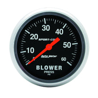 Thumbnail for Autometer Sport Comp Mechanical 2 5/8in 60 psi Blower Pressure Gauge