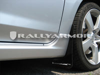 Thumbnail for Rally Armor 04-09 Mazda3/Speed3 Black UR Mud Flap w/ White Logo