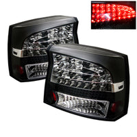 Thumbnail for Spyder Dodge Charger 06-08 LED Tail Lights Black ALT-YD-DCH05-LED-BK