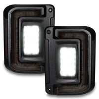 Thumbnail for Oracle 07-17 Jeep Wrangler JK Flush Mount LED Tail Lights - Tinted SEE WARRANTY