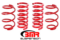 Thumbnail for BMR 15-17 S550 Mustang Performance Version Lowering Springs (Set Of 4) - Red