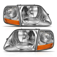 Thumbnail for ANZO 1997-2003 Ford F-150 Crystal Headlight G2 Clear With Parking Light