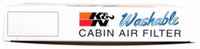 Thumbnail for K&N 01-06 Acura MDX 3.5L / 99-04 Honda Odyssey 3.5L Cabin Air Filter