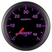 Thumbnail for Autometer Elite 52mm 0-60 PSI Boost Peak & Warn w/ Electronic Control Gauge