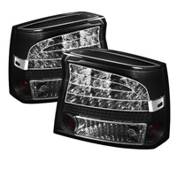 Thumbnail for Spyder Dodge Charger 09-10 LED Tail Lights Black ALT-YD-DCH09-LED-BK