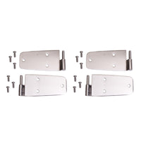Thumbnail for Rugged Ridge 76-93 Jeep CJ / Jeep Wrangler Stainless Door Hinge Kit
