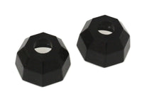 Thumbnail for Energy Suspension Universal Black 16.6mm Taper Dia Octagon Tie Rod Dust Boots (Set of 2)