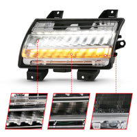 Thumbnail for ANZO 18-19 Jeep Wrangler JL Halogen Chrome Clear w/ Sequential Signal