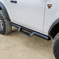 Thumbnail for Westin/HDX 2021+ Ford Bronco (2-Door) Drop Nerf Step Bars - Textured Black
