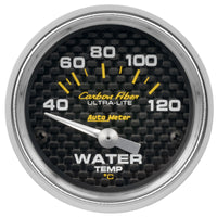 Thumbnail for Autometer Carbon Fiber 52mm 40-120 Deg C Electronic Water Temp Gauge