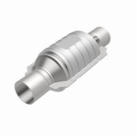 Thumbnail for MagnaFlow Conv Univ 2.5in Inlet/Outlet Center/Center Round 9in Body L x 5.125in W x 13in Overall L