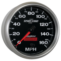 Thumbnail for Autometer Sport-Comp II 5 inch 0-160MPH Electronic Programmable Speedometer