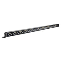 Thumbnail for Go Rhino Xplor Blackout Combo Series Sgl Row LED Light Bar w/Amber (Side/Track Mount) 31.5in. - Blk