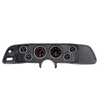 Thumbnail for Autometer Designer Black 70-78 Camaro Dash Kit 6pc Tach / MPH / Fuel / Oil / WTMP / Volt