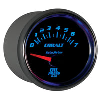 Thumbnail for Autometer Cobalt 52mm 0-7 BAR Short Sweep Electric Oil Pressure Gauge