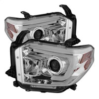 Thumbnail for Spyder Toyota Tundra 2014-2016 Projector Headlights Light Bar DRL Chrome PRO-YD-TTU14-DRL-C