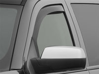 Thumbnail for WeatherTech 14+ Chevrolet Silverado Front Side Window Deflectors - Dark Smoke