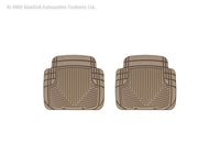 Thumbnail for WeatherTech 99 BMW M3 Convertible Rear Rubber Mats - Tan