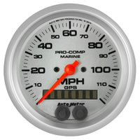 Thumbnail for Autometer Marine Silver Ultra-Lite 3-3/8in 120MPH GPS Speedometer Gauge