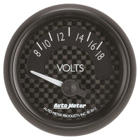 Thumbnail for Autometer GT Series 52mm Short Sweep Electronic 8-18 Volts Voltmeter