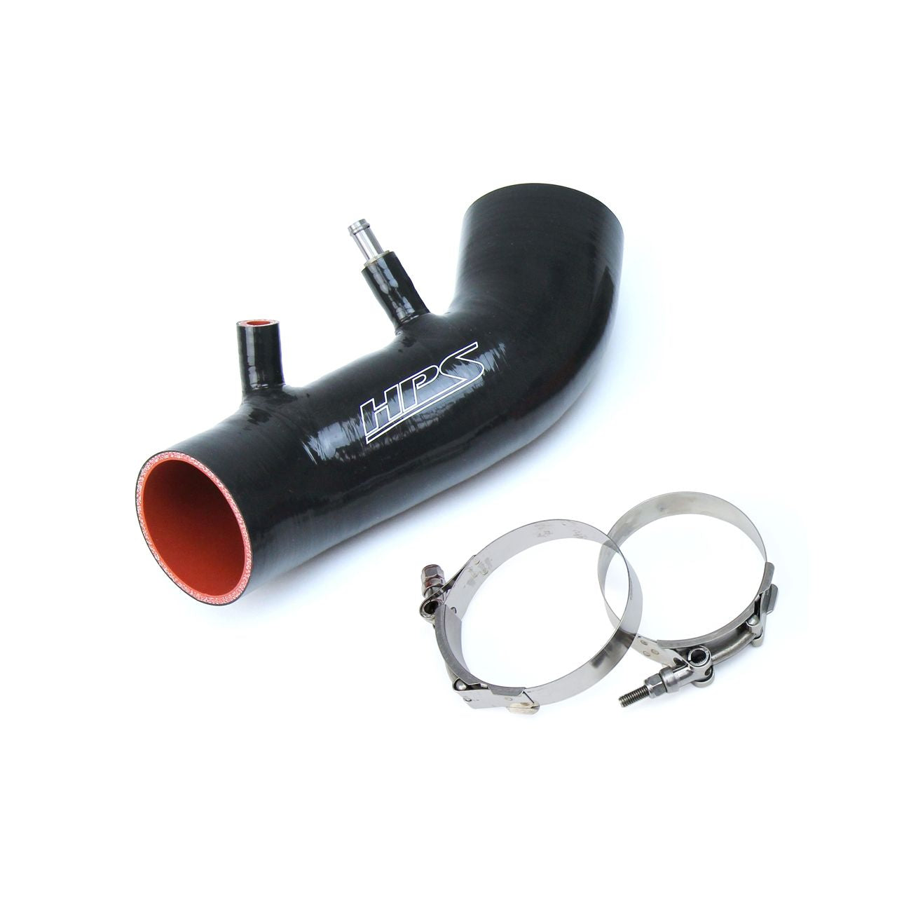 HPS Black Reinforced Silicone Post MAF Air Intake Hose Kit for Acura 07-11 CSX Type-S