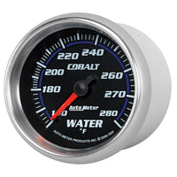 Thumbnail for Autometer Cobalt 66.7mm 140-280 degree F. Water Temprature  Gauge