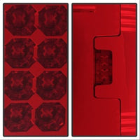 Thumbnail for Spyder Ford F150 side 97-03/F250/350 Duty 99-07 LED Tail Lights Red Clear ALT-YD-FF15097-LED-RC